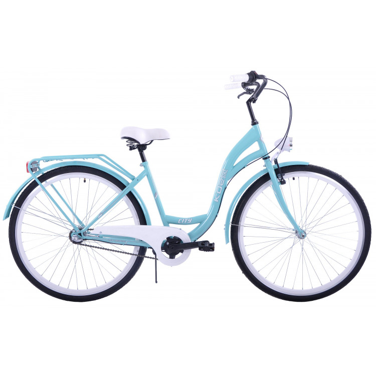 Mestský bicykel 28" Kozbike 28K 3 prevodový Tyrkysový